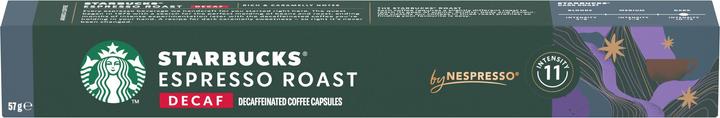 Starbucks Decaffeinated Espresso Roast by Nespresso Dark Roasts (10 x Port.)