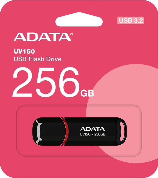 Produktbild Adata Pendrive UV150 USB3.2 black (256 GB, USB-A)