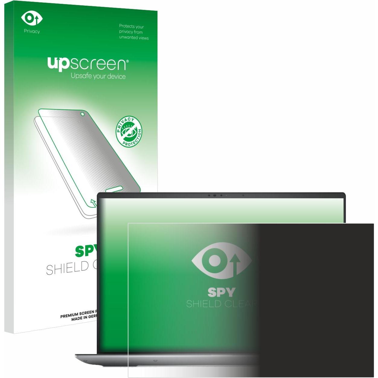 upscreen Sichtschutzfolie Anti-Spy Privacy Folie Blaulicht-Schutz (16", 16 : 10), Notebook Schutzfolie