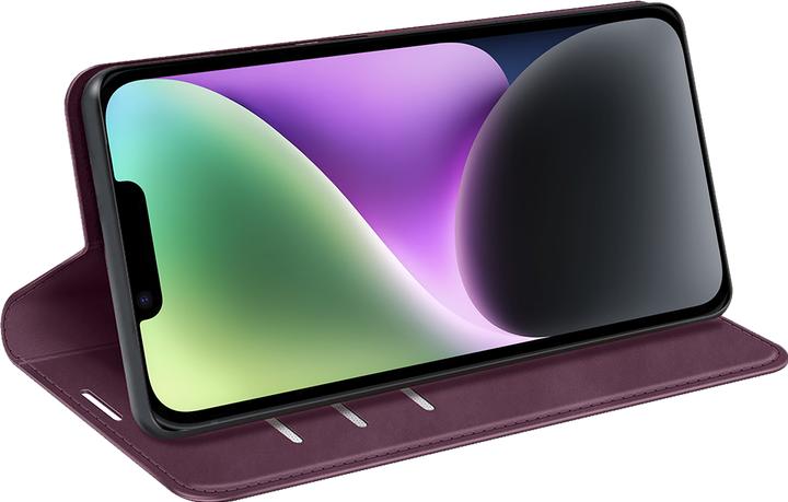 Produktbild Cazy Book Case Kompatibel mit iPhone 14 - Hülle klappbar Magnetisch Kunstleder - Lila (Apple iPhone 14)