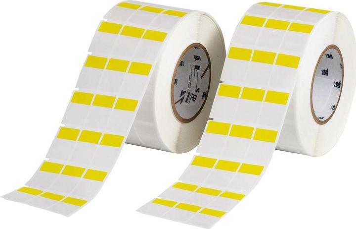 Produktbild Brady THT-9-427-10-YL, selbstlaminierendes Vinyl, Gelb/Transparent, 25,4 x 12,7(36,5)mm, permanent