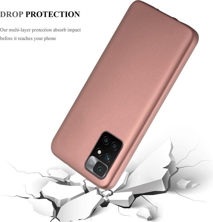 Immagine prodotto Cadorabo Manicotto metallico opaco in TPU (Xiaomi Redmi 10, Xiaomi Redmi Note 11)