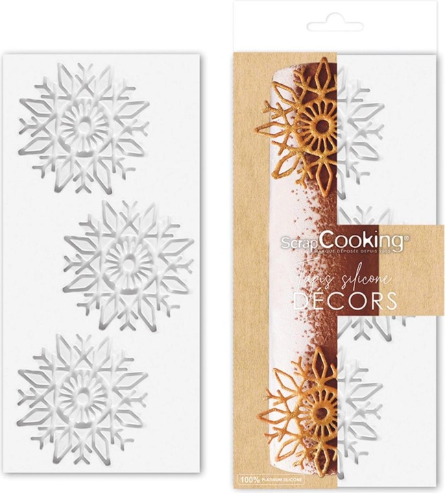 Produktbild ScrapCooking Backform für Kuchentopper Weihnachten Schneeflocken