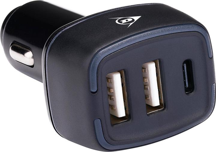 Dunlop Car charger 2xUSB A + USB C
