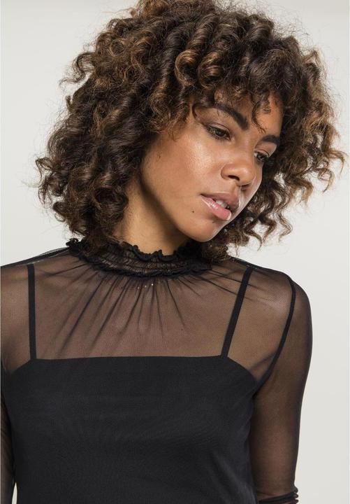 Produktbild Urban Classics Ladies Double Layer Mesh L/S (S)