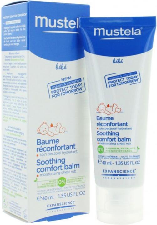 Image du produit Mustela Bébé Massage apaisant pour la poitrine
