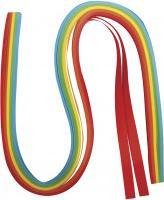Rayher Papier für Quilling, regenbogen, 100 Stück (80 g/m², 100x)