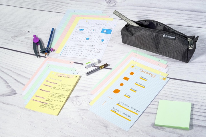 Actual product image Exacompta Index cards (210 x 297 mm, 205 g/m², 100 x)