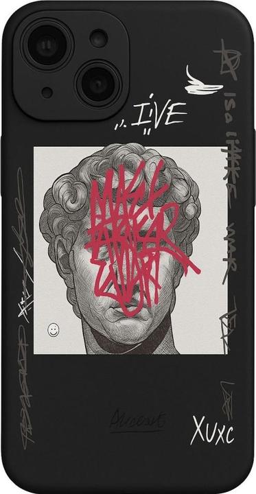 Produktbild G-Case Pink David Michelangelo Graffiti Apple iPhone 14 Plus Silikon Hülle (Apple iPhone 14 Plus)