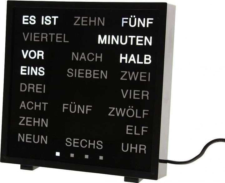 Actual product image United Entertainment LED word clock