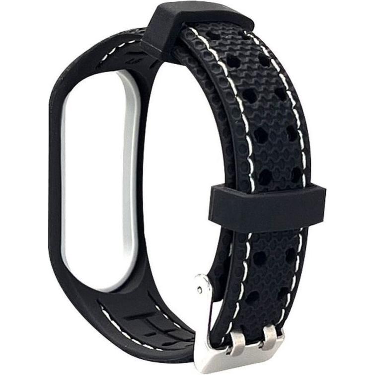 OEM Strap Elastomer strap LIFESTYLE for XIAOMI Mi Band 7 black (03) (Elastomero), Cinturini per orologi, Nero