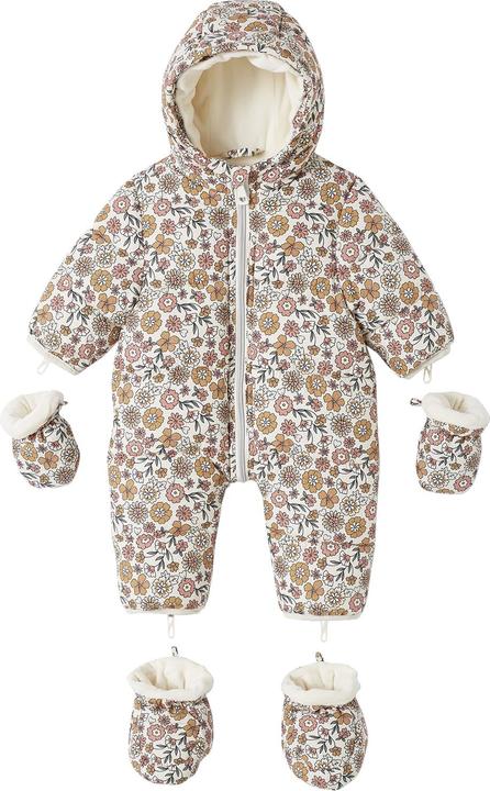 Immagine prodotto Vertbaudet Baby Winter-Overall mit Fleecefutter, geblümt (86)
