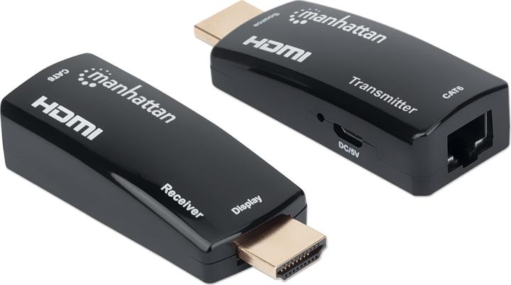 Immagine prodotto Manhattan HDMI zu RJ45 (Micro USB, RJ45, HDMI, 2.70 cm)
