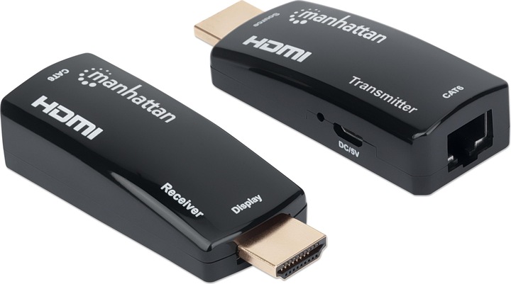 Manhattan HDMI zu RJ45 (Micro USB, RJ45, HDMI, 2.70 cm)