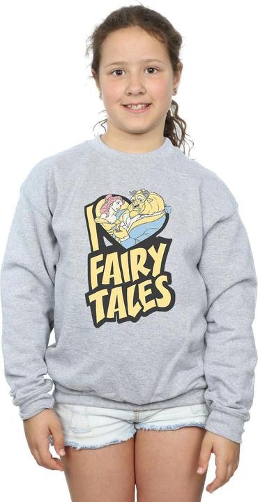 Produktbild Disney Beauty And The Beast I Love Fairy Tales Sweatshirt Mädchen (152, 158)