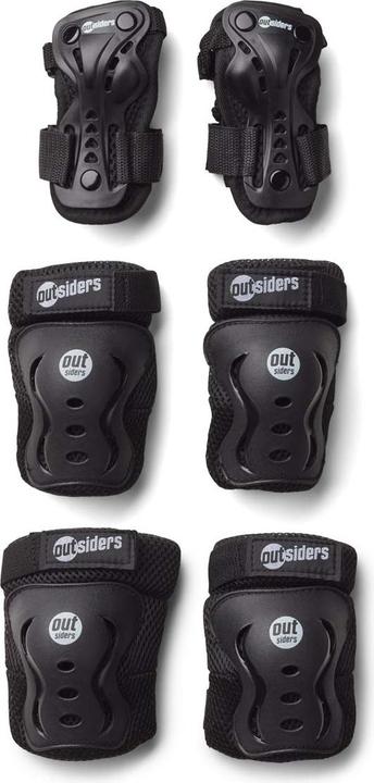 Outsiders Deluxe Safety Equipment Set - Poignet, Genou, Coude (XS)