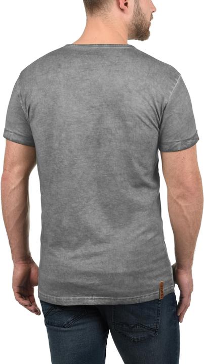 Immagine prodotto Solid Tihn T-Shirt A Maniche Corte Maglietta Da Uomo Con Collo Grandad In Cotone 100% (S)
