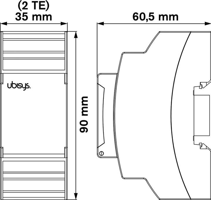 Produktbild Ubisys Wärme-Kältebedarfsmelder H10 230 V
