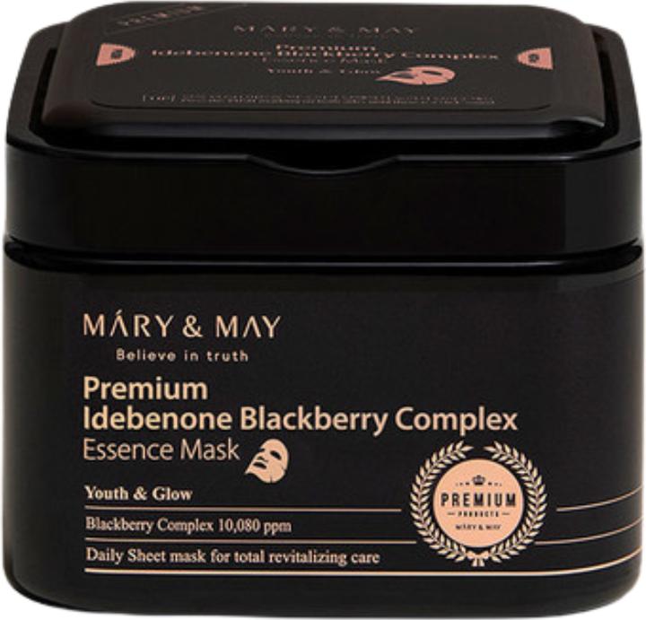Mary&May MARY & MAY Premium Idebenon Complexe de mûres Masque ampoules 20 feuilles - 250g