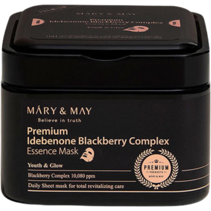 Mary&May MARY & MAY Premium Idebenon Brombeerkomplex Ampullenmaske 20 Blatt - 250g (250 g) (1295564)