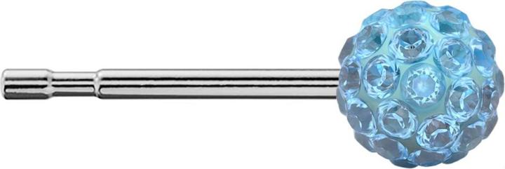 Produktbild Studex Sensitive Ohrstecker Fireball Aquamarin 6 mm (Edelstahl)