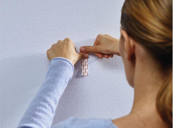 Actual product image tesa Adhesive nail for wallpaper & plaster, 2kg holding power, height-adjustable