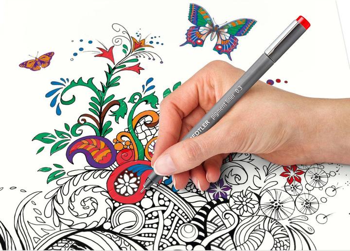 Produktbild Staedtler Finelinerpigmentliner308 (Schwarz, 1x)