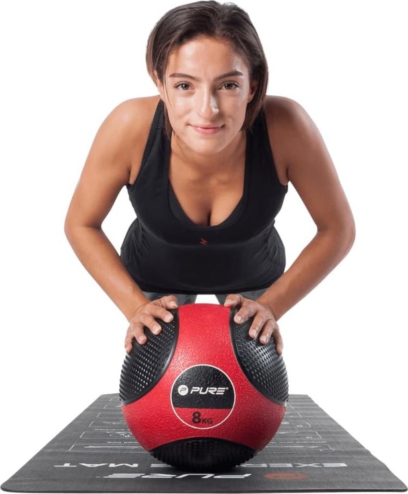 Actual product image Pure2improve Medicine ball (8 kg, 200 mm)