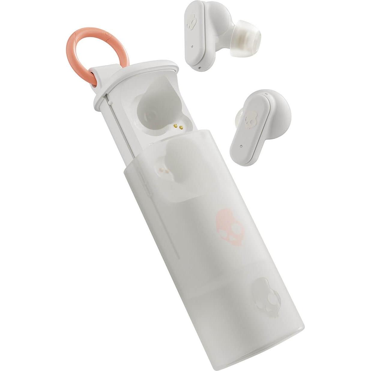 Skullcandy Dime Evo True Wireless In-Ear Bone/Orange (Keine Geräuschunterdrückung, 36 h, Kabellos) (S2DTW-S951)