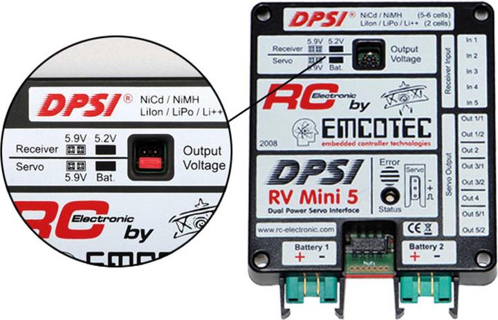 Produktbild Emcotec akkuweiche dpsi rv mini 5