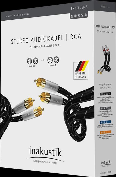 Produktbild Inakustik Exzellenz Stereo (0.75 m, Cinch)