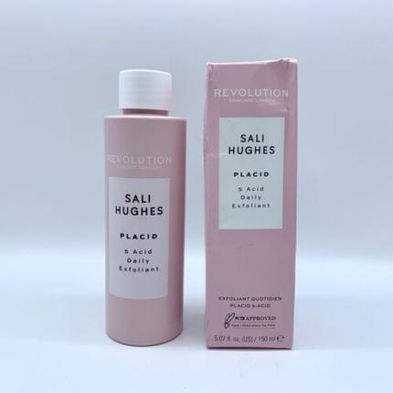 Revolution Skincare Gentle exfoliating tonic X Sali Hughes (Placid 5-Acid Daily Exfoliant) 150 ml (Tonic, 150 ml)