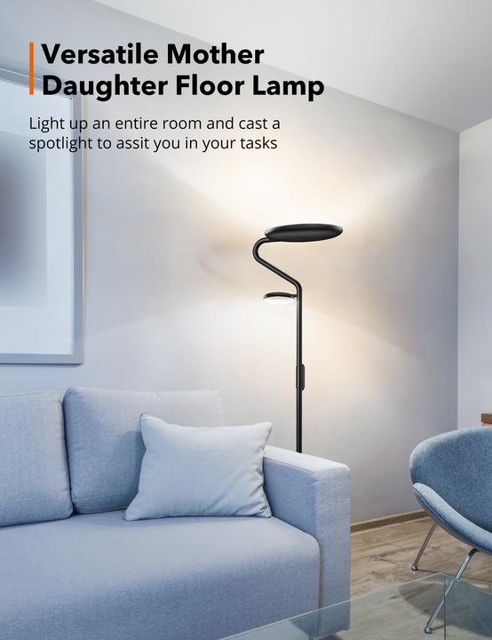 Produktbild Taotronics TT-DL072 Stehlampe weiss 10 W (500 lm)