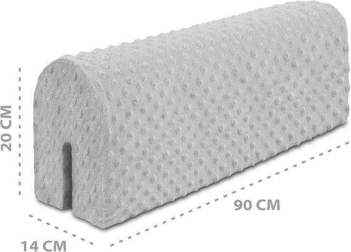 Produktbild Totsy Baby Bettkantenschutz, 90cm, Hellgrau