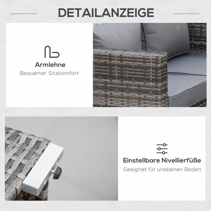 Produktbild Outsunny Gartenmöbel Set mit Stauraum
