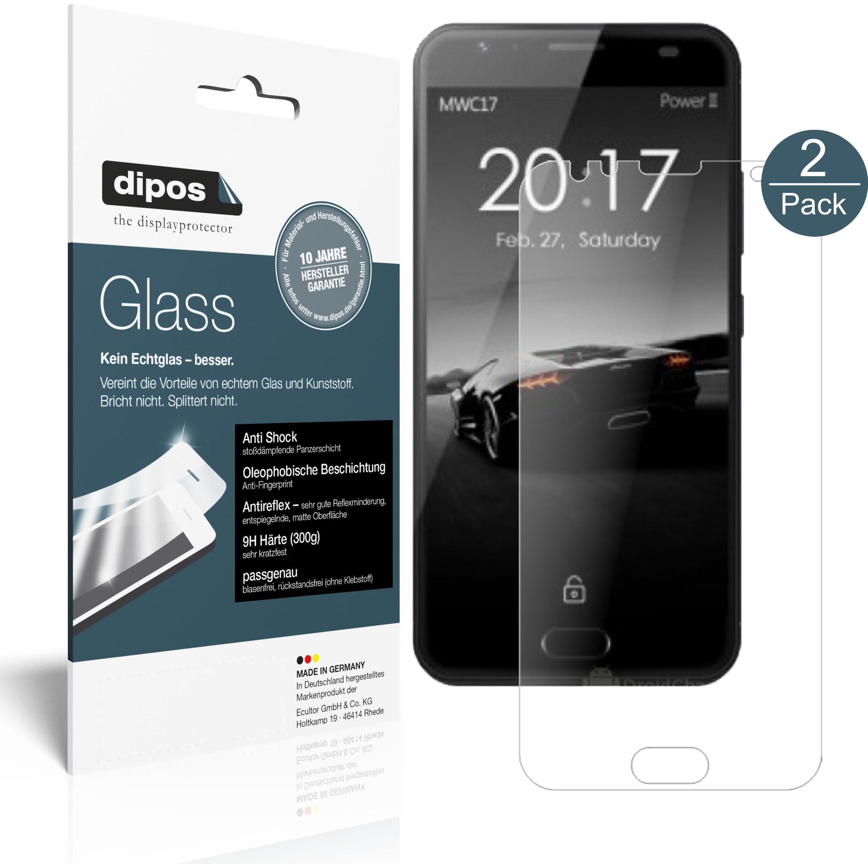 Thumbnail - Dipos Displayschutz Anti-Shock (1 Stück, Ulefone Power 2), Smartphone Schutzfolie, Transparent