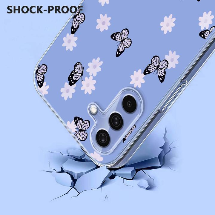 Produktbild Cover-Discount Galaxy A57 - Silikon Gummi Hülle Blumen (Samsung Galaxy A57)