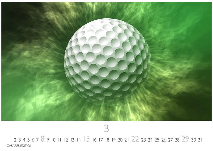 Produktbild Golf 2026 S 24x35cm