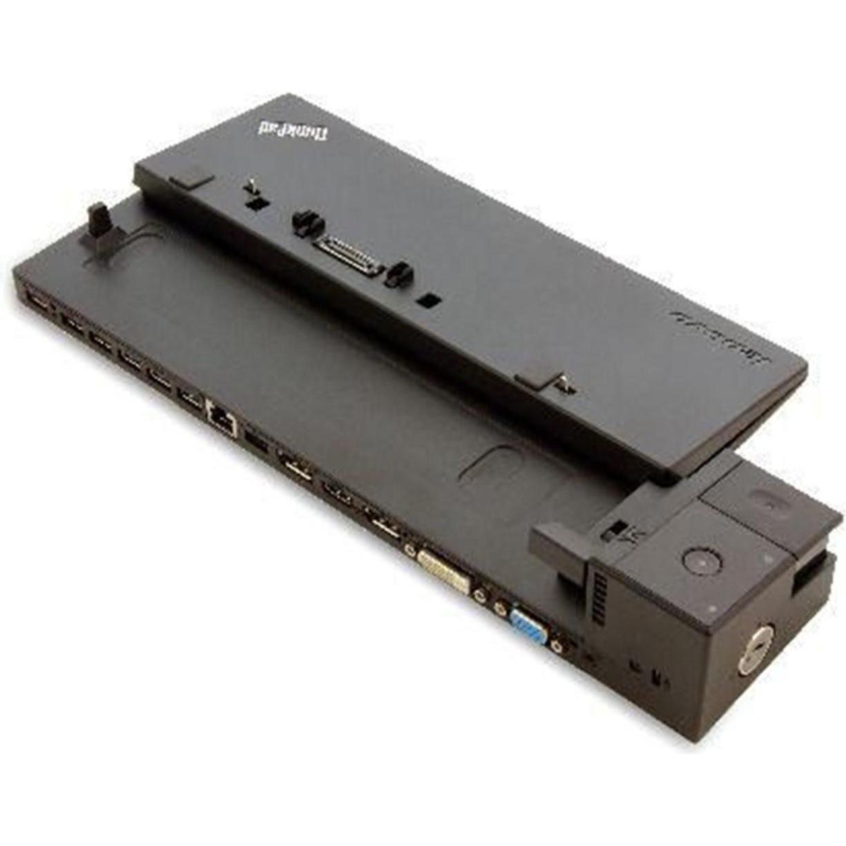 Lenovo ThinkPad Ultra Dock EU (Docking Port, 3 Ports), Dockingstation + USB Hub, Schwarz