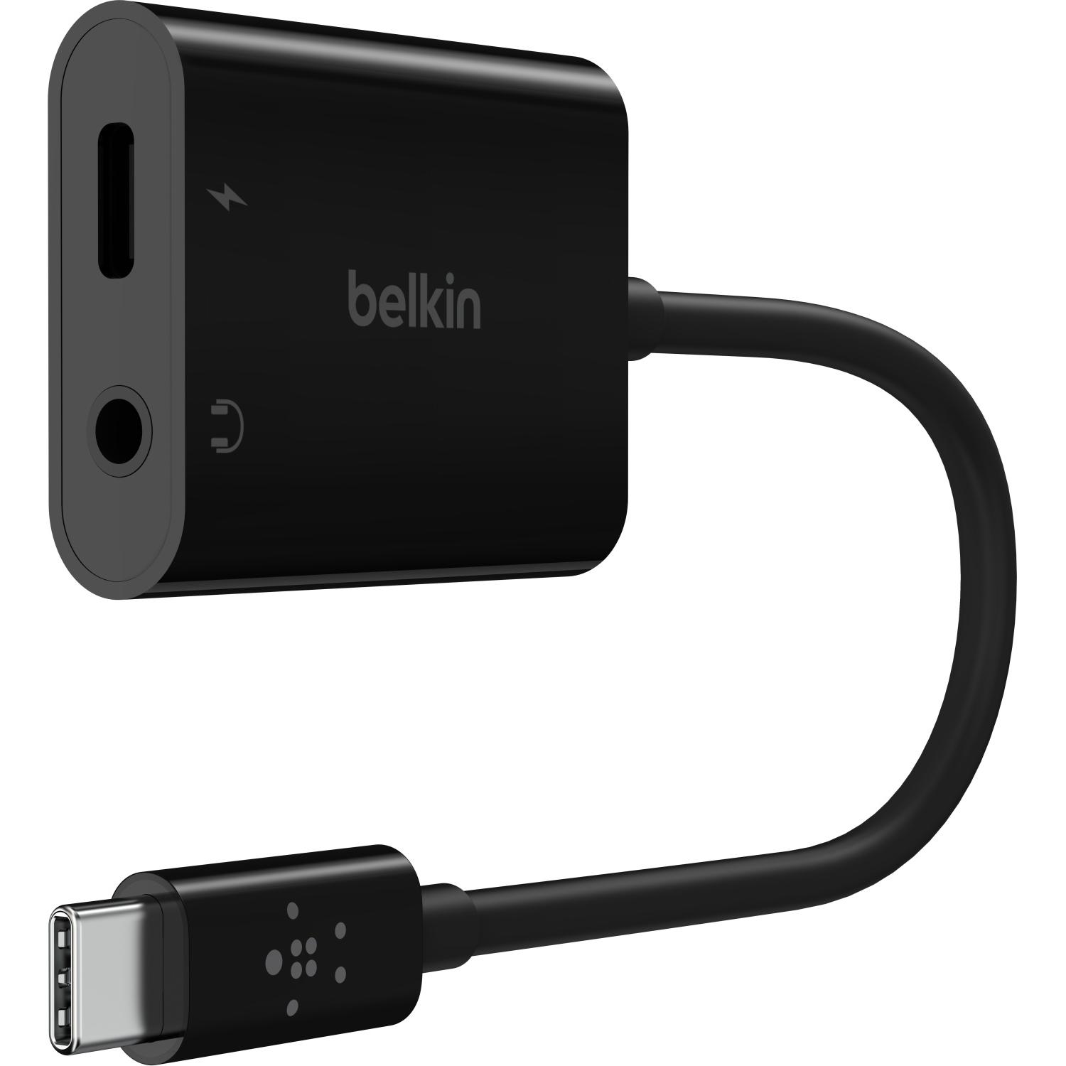 Belkin RockStar (Audio, 19.60 cm), Data + Video Adapter, Schwarz