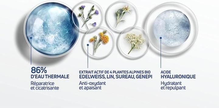 Actual product image Montblanc Saint-Gervais Mont Blanc Moisturizing and Repairing Face Serum for Dehydrated and Sensitive Skin 50m (50 ml)