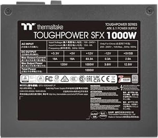 Produktbild Thermaltake TT Toughpower SFX Platinum 1000W (1000 W)