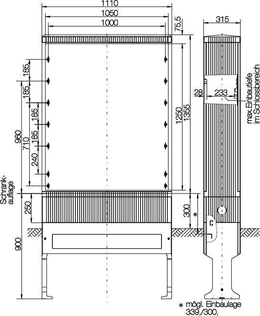 Produktbild ABN Kabelverteilerschrank ESPRO-VT SL132VT
