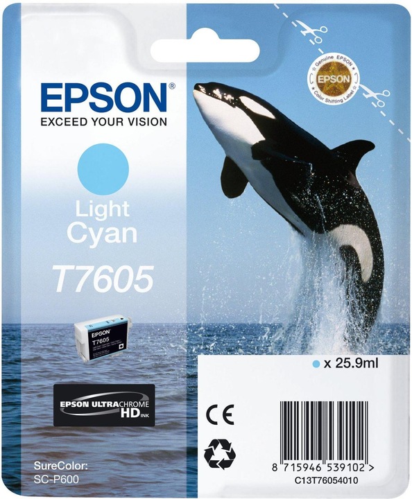 Actual product image Epson T7605, Ultra Chrome HD (LC)