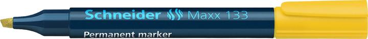 Produktbild Schneider Permanentmarker Maxx 133, 1+4 mm, gelb (Gelb, 4 mm, 1 x)