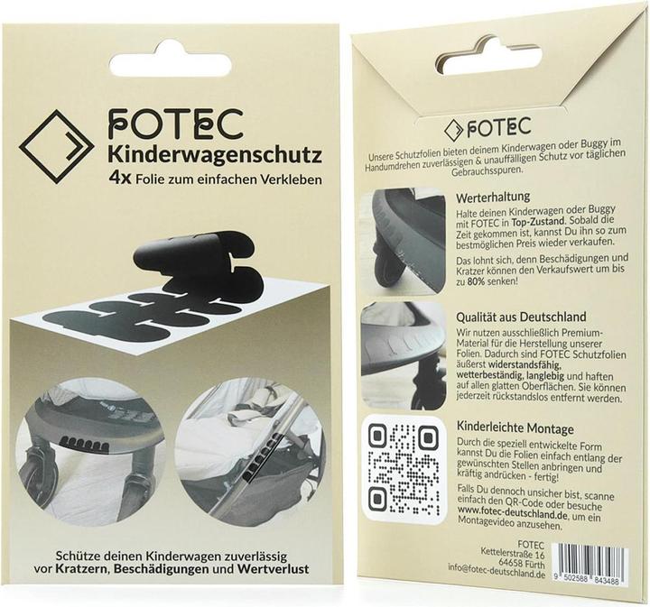 Produktbild Fotec Schutzfolien-Set f.Kiwa 4er
