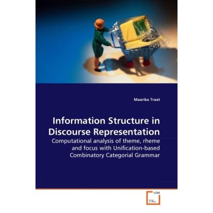 Thumbnail - Information Structure in Discourse Representation, Fachbücher von Maarika Traat