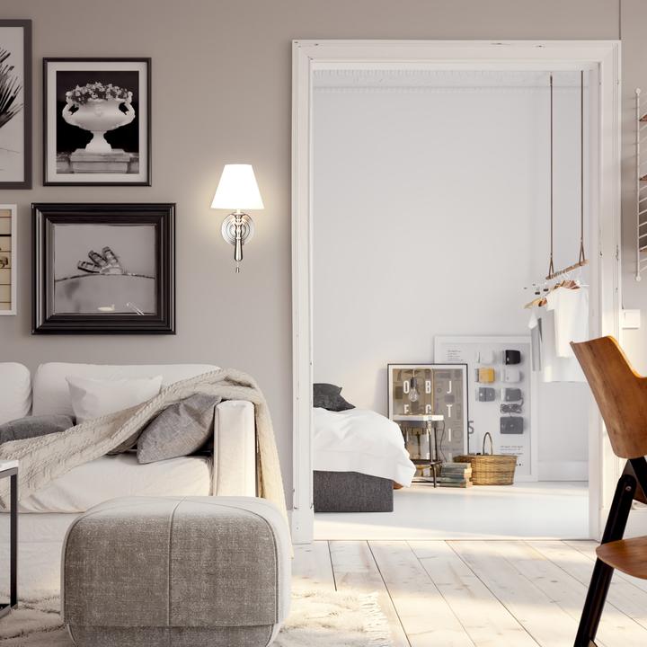 Produktbild Relaxdays Wandlampe mit Schirm 2er Set (E14)