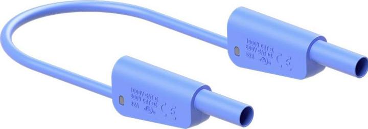 Actual product image Stäubli SLK-4A-F25 Measuring cable ( - ) 75 cm Blue 1 pc.