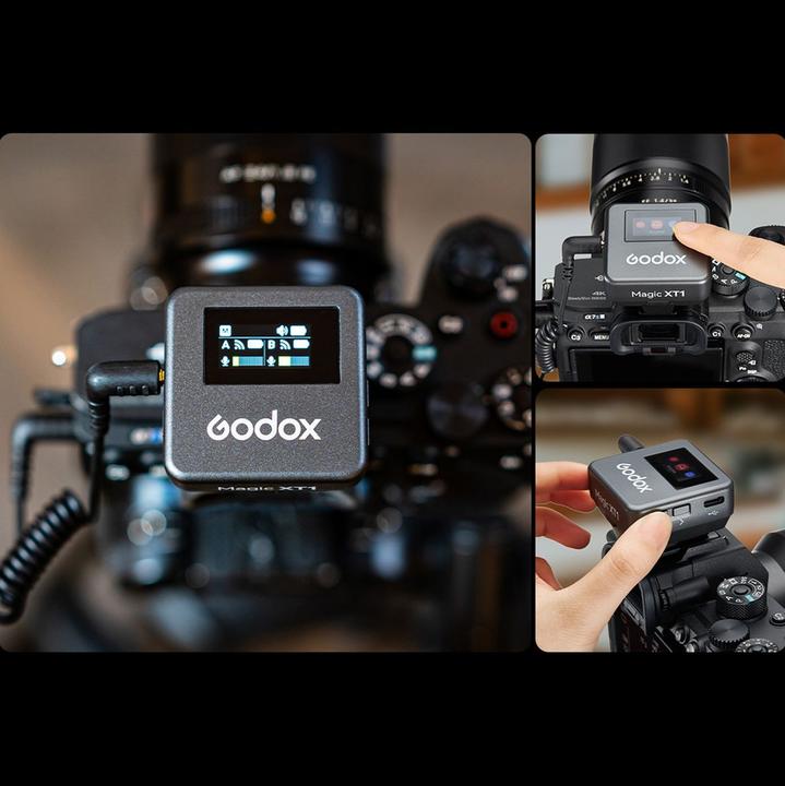 Actual product image Godox 2,4 GHz Zweikanal-Drahtlosmikrofonsystem mit Kugelcharakteristik